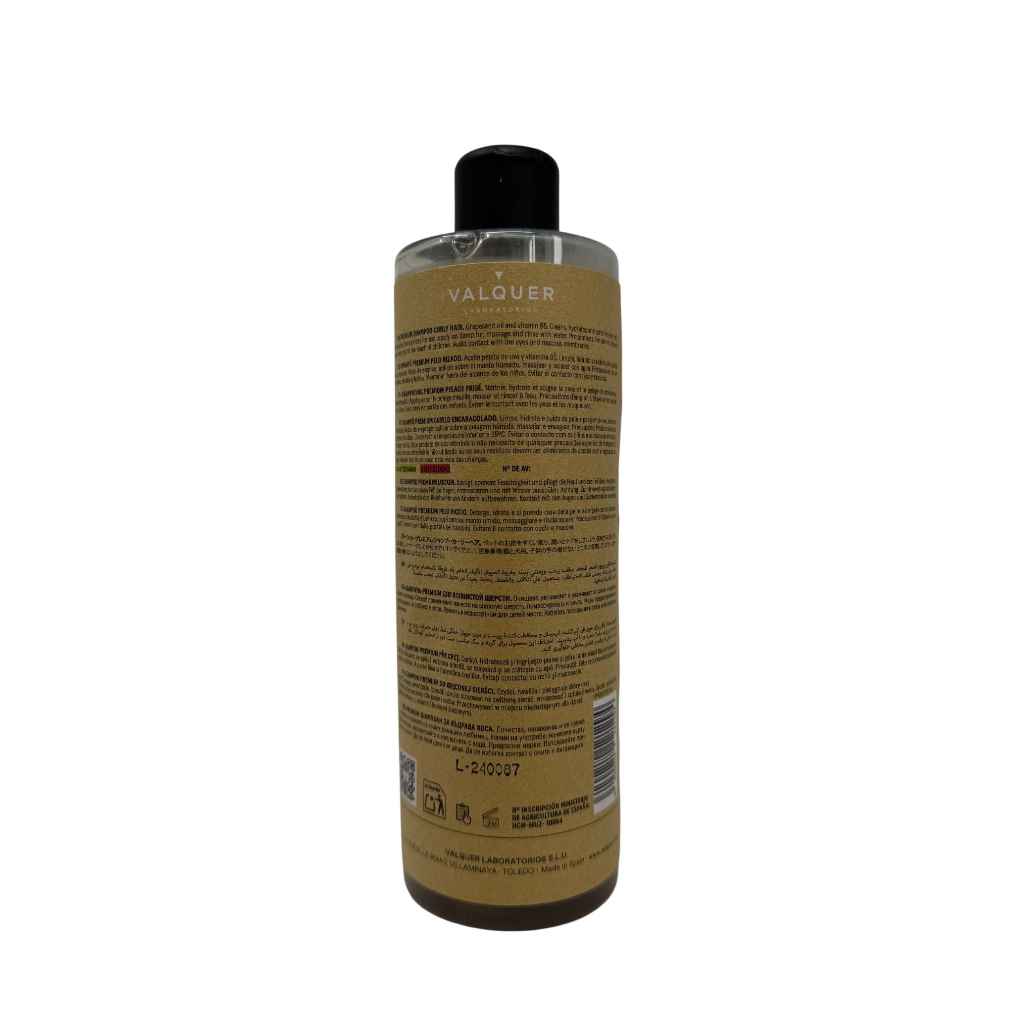 Shampoing Premium pour animaux à poils bouclés - 400 ml