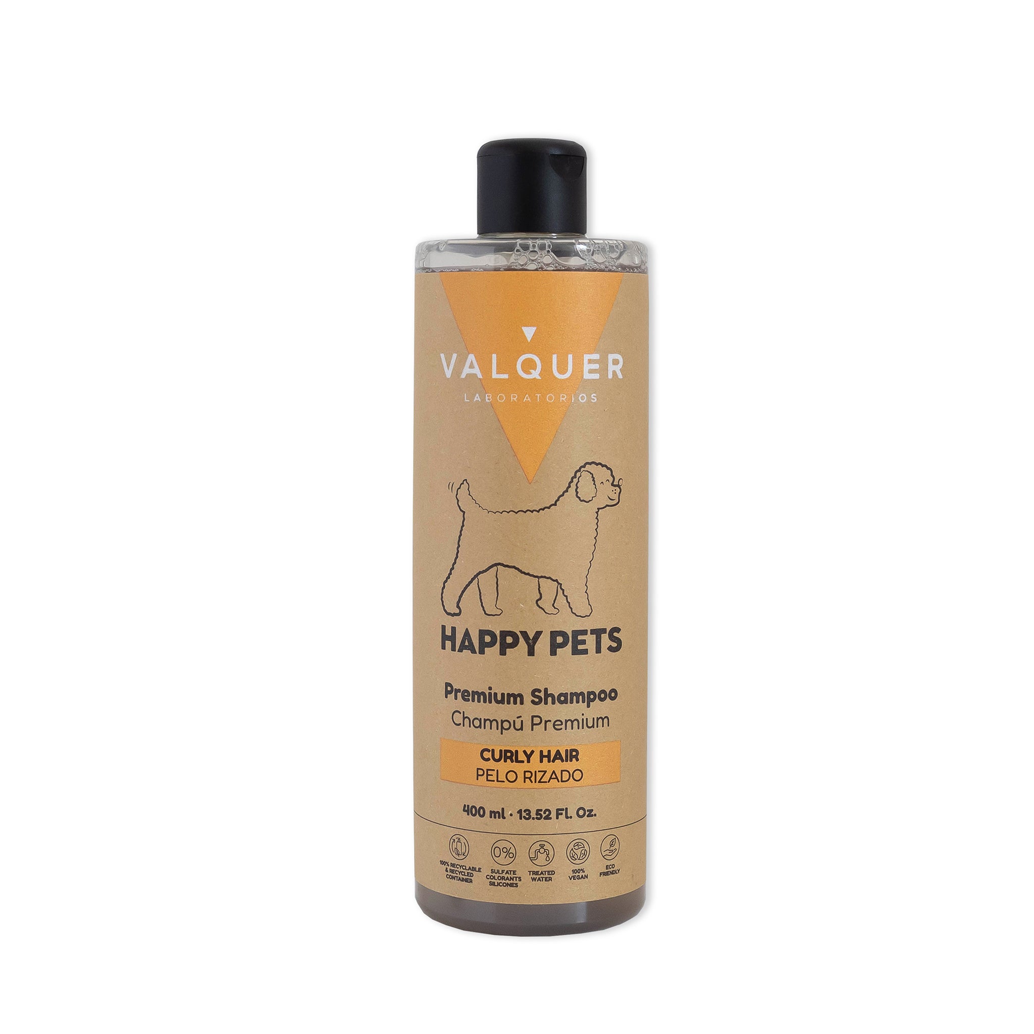 Champú Premium para Mascotas de Pelo Rizado - 400 ml