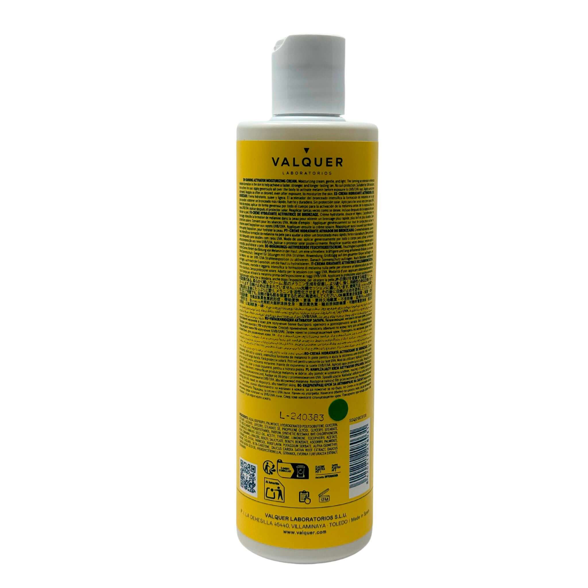 Crema Hidratante Aceleradora del Bronceado - 300 ml