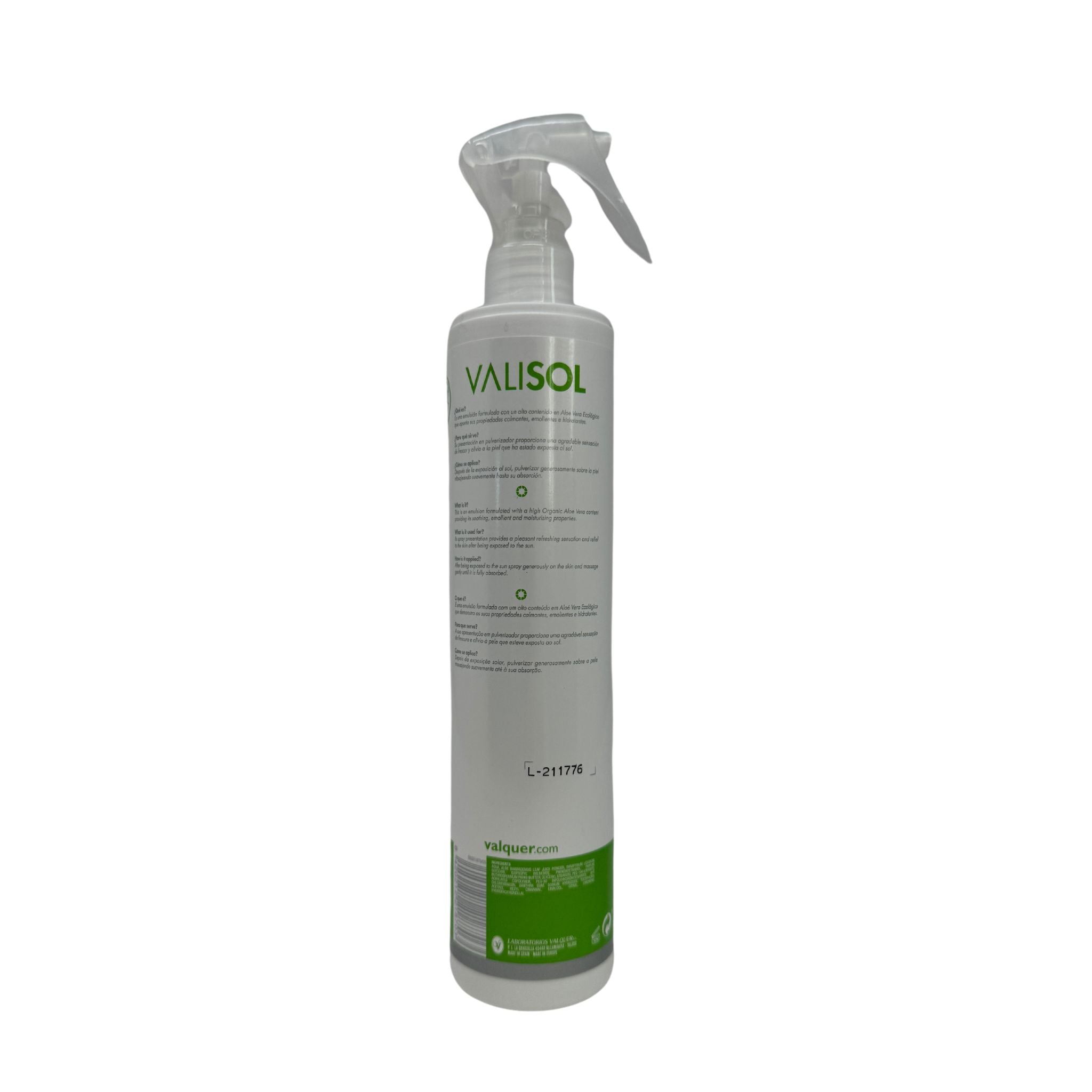 Spray après-soleil à l'aloe vera - 300 ml