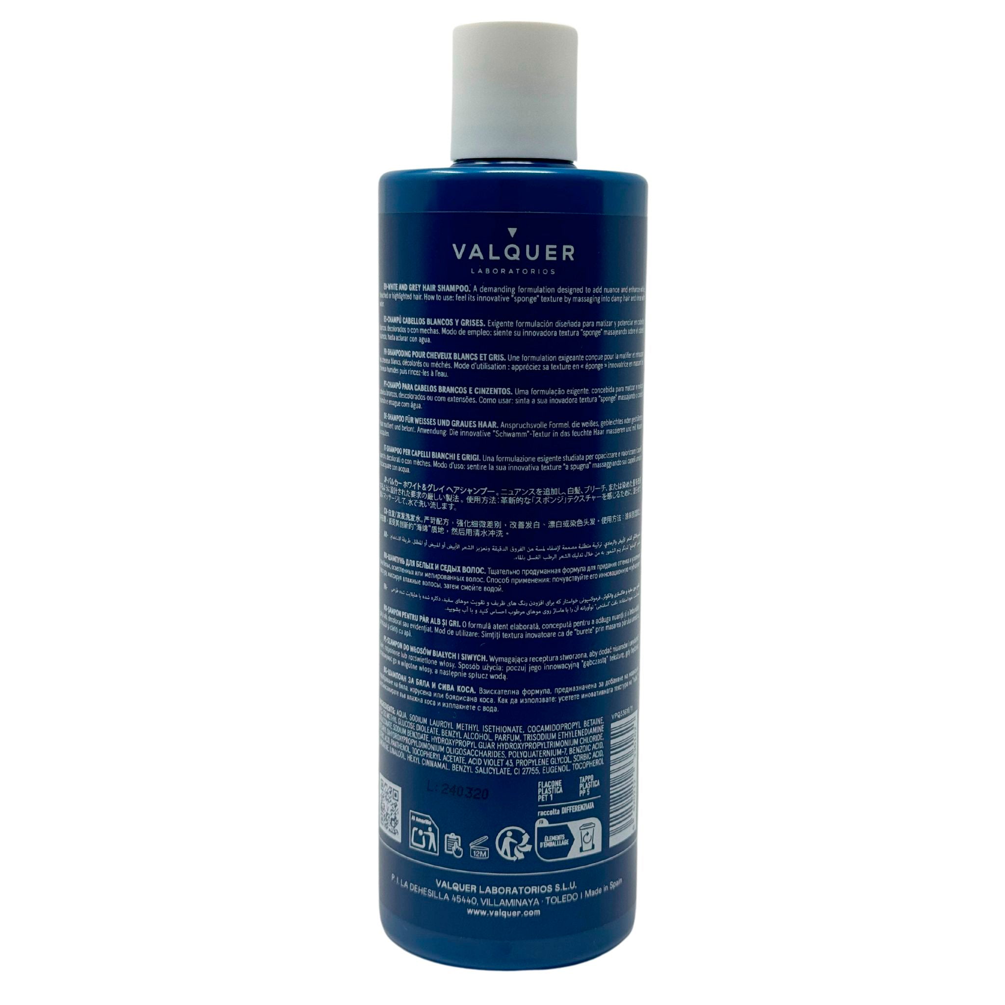 Shampoing Cheveux Blancs et Gris - 0% Sans Sulfate