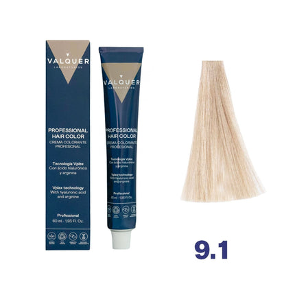 Teinture 9.1 Blond Très Clair Cendré - 60 Ml