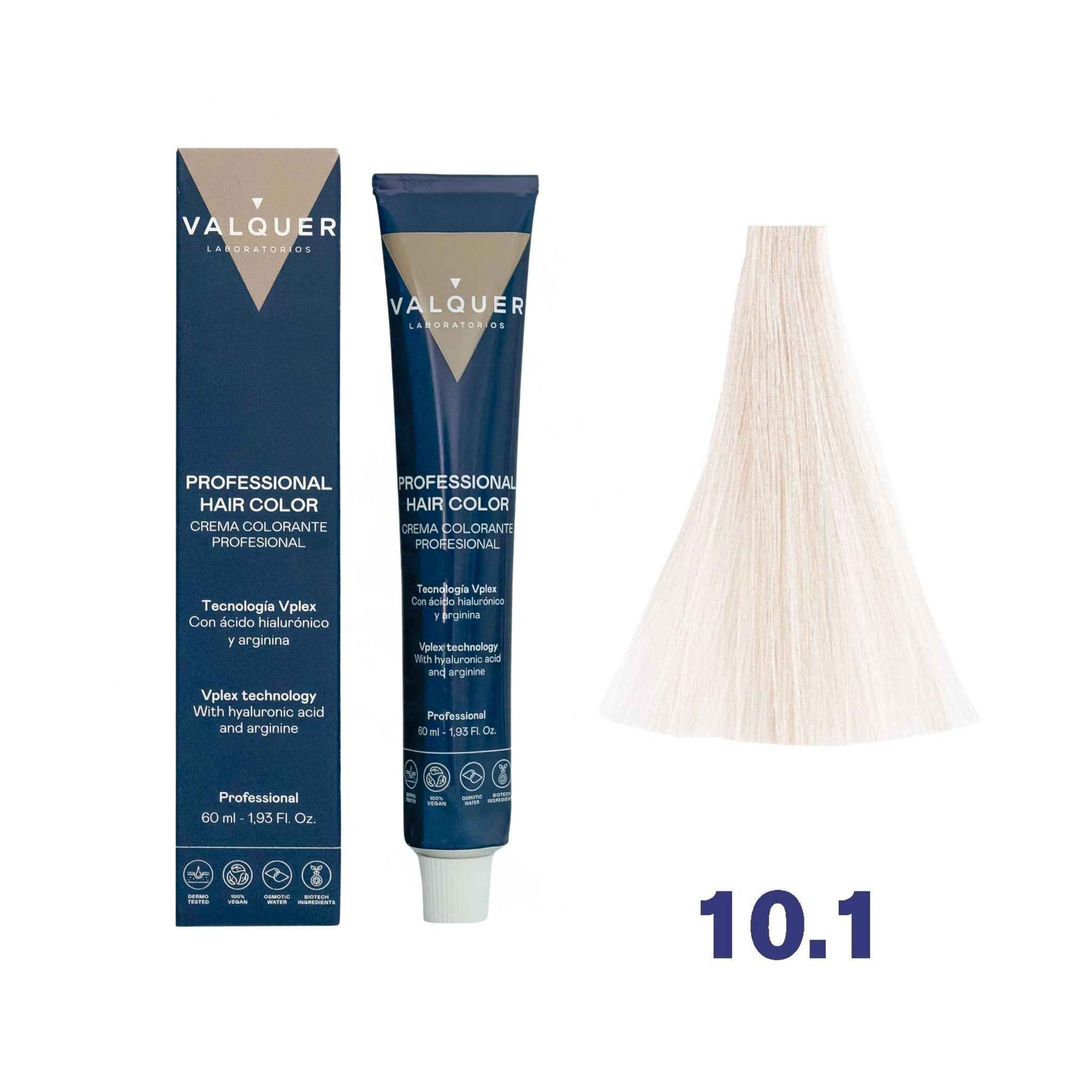 Teinture 10.1 Blond Platine Cendré - 60 Ml