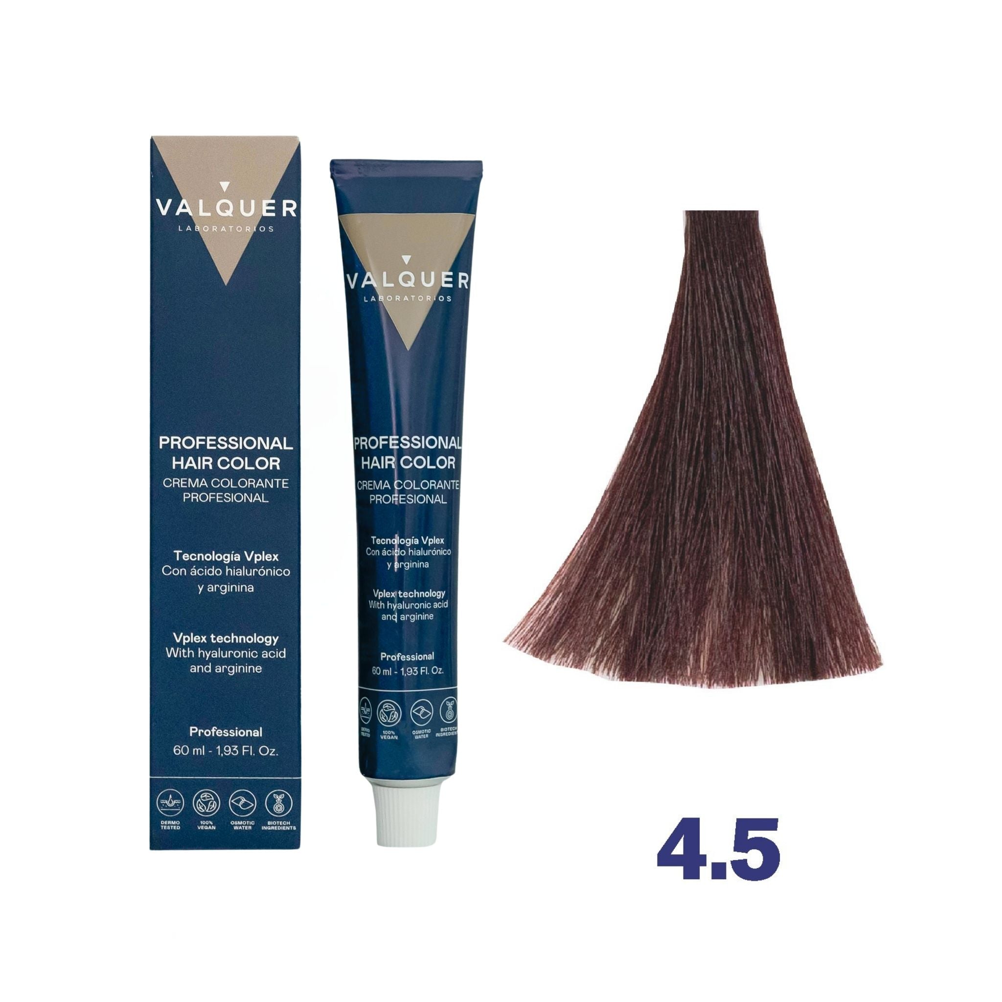 Teinture 4.5 Brun Acajou Moyen - 60 Ml