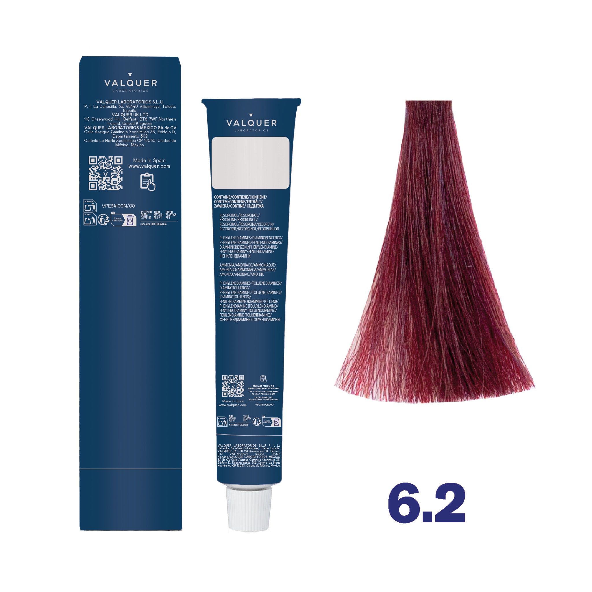 Tinte 6.2 Rubio Oscuro Violeta - 60 ml