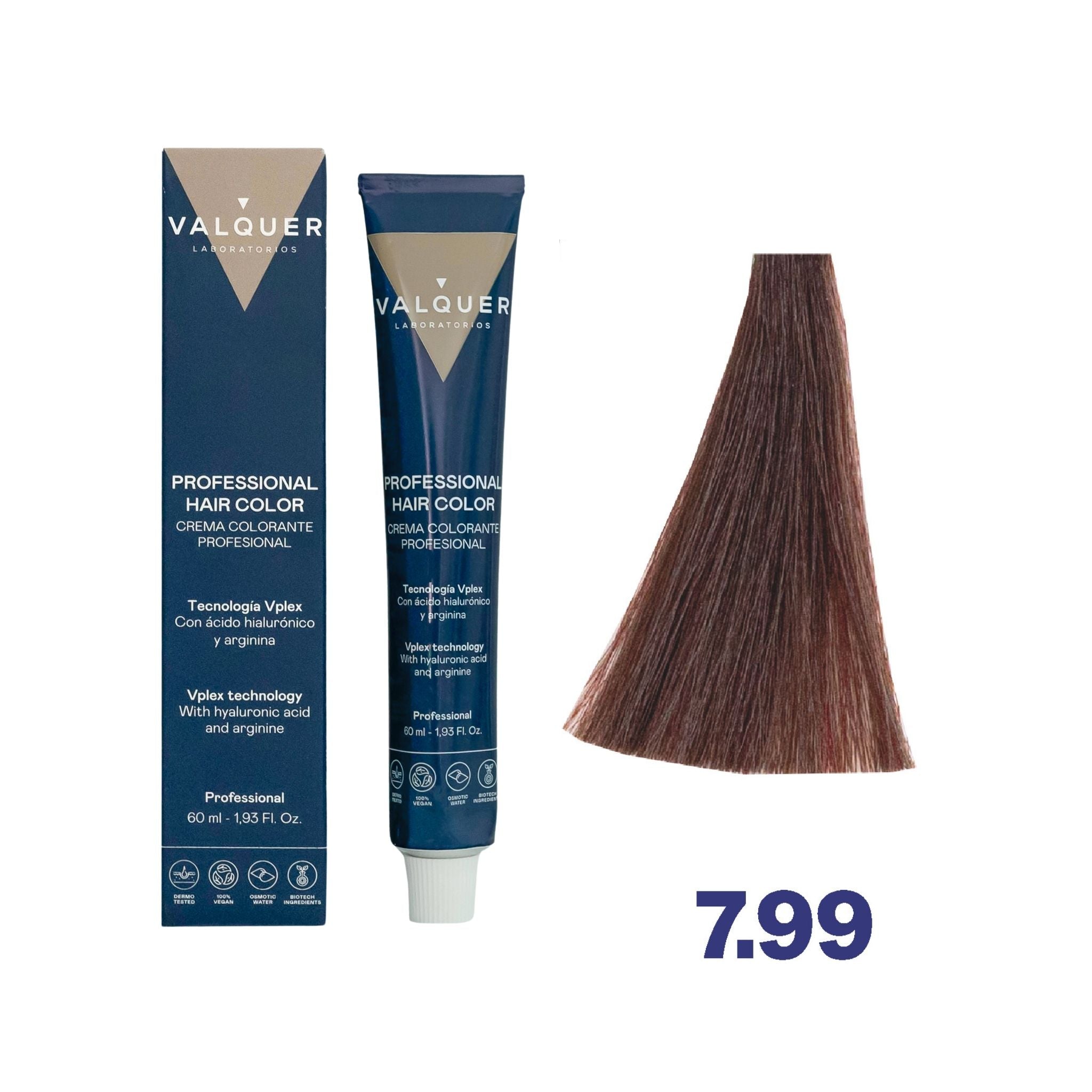 Dye 7.99 Medium Blonde Intense Brown - 60 Ml