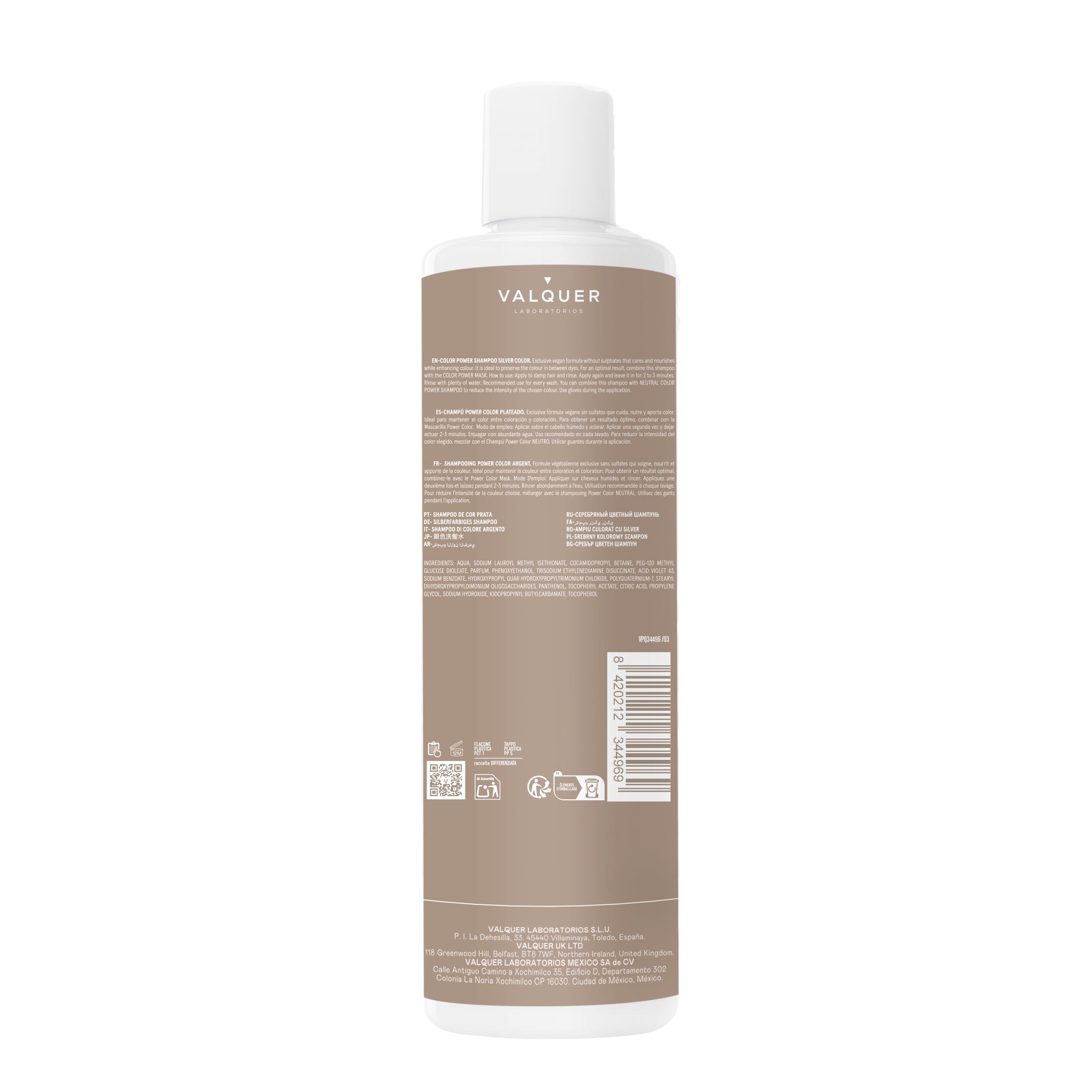 Gray color shampoo - Power Color- 400 ml