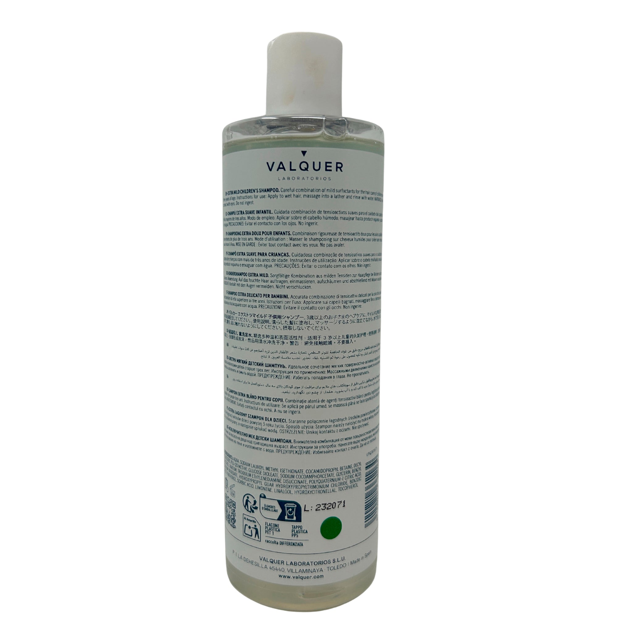 Children's shampoo (extra mild) with natural ingredients - 400ml