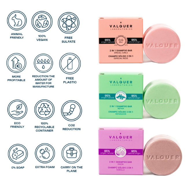 Solid shampoo 2 in 1 Curly Method (Special curls) - 70gr