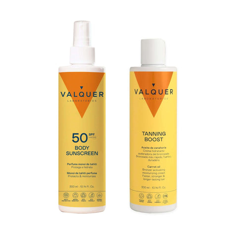 Pack Solar Corporal SPF 50 y Crema Hidratante Aceleradora del Bronceado